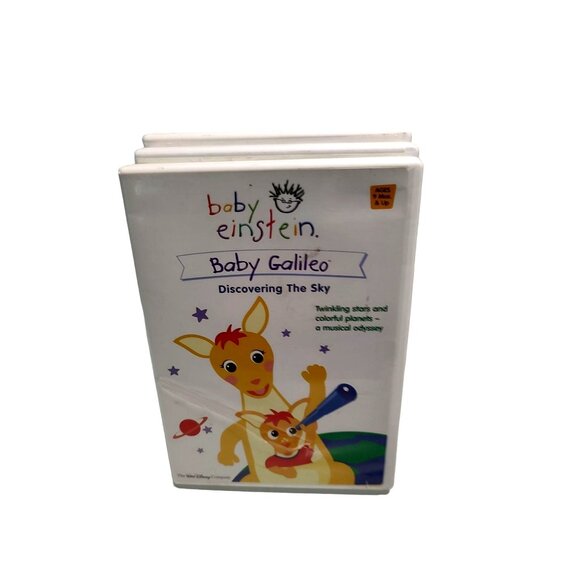 Baby Einstein DVD Set Lot Of 3: Baby Galileo Baby Da Vinci World Animals - Picture 6 of 6